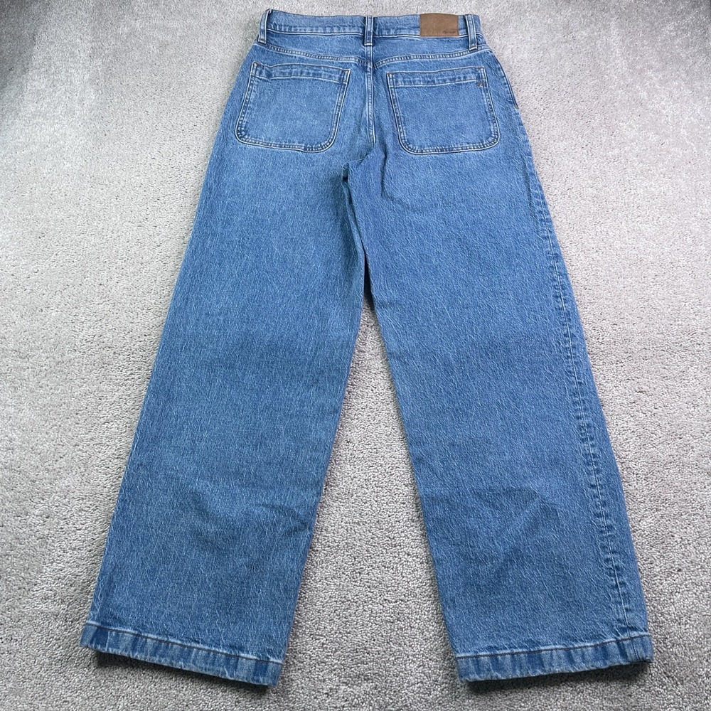 Madewell Jeans Womens 29 Blue Perfect Vintage Wide Leg Patch Pockets Denim - Picture 2 of 13